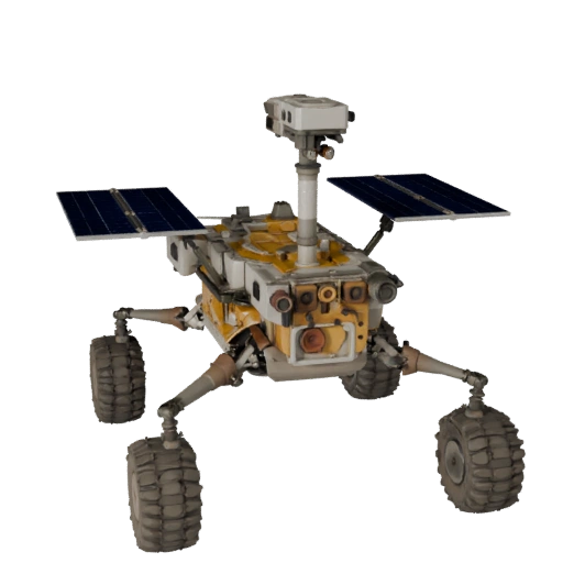 Realtime Mars Planetary Rover 3D Asset for Engines