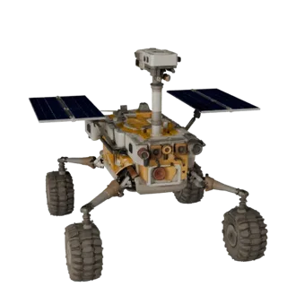 Realtime Mars Planetary Rover 3D Asset for Engines