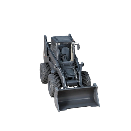Skid-Steer-Lader 3D-Modell für Unity - Low Poly PBR-Asset