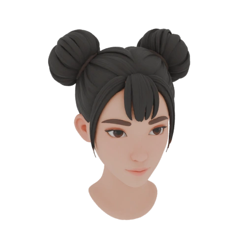Two Buns Hairstyle