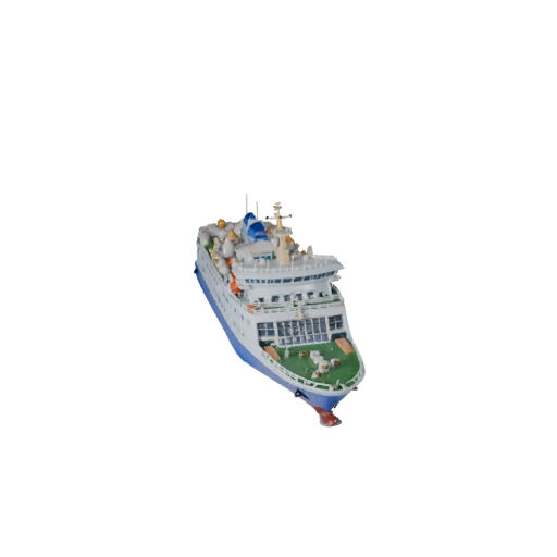 3D модель парома для Blender и игр - Реалистичный PBR ассет