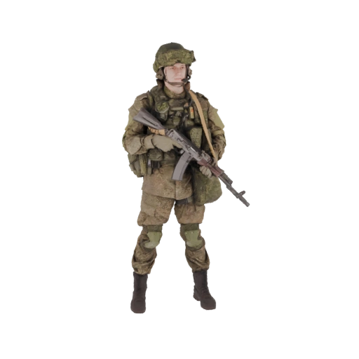 Russian Soldier with AK-74M