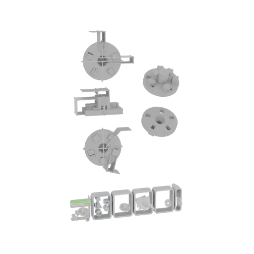 Industrial Gear Assembly 3D Model