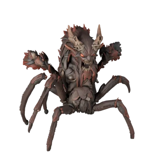 Giant Spider 3D Model for Blender - PBR Asset with Textures