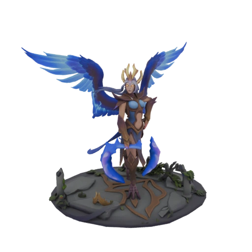 Mythical Winged Warrior Miniature