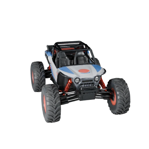 Modelo 3D de Buggy Off Road para Blender e Jogos - Asset PBR