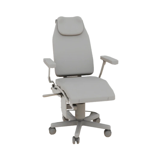 Clinic Exam Chair 3D Model for Anatomy Course Labs