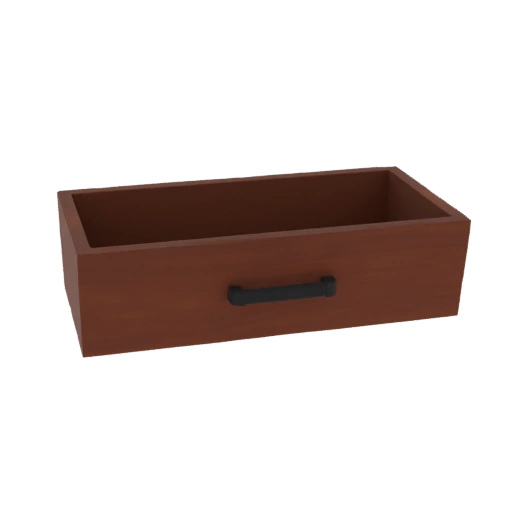 Wooden Drawer with Handle
