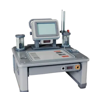 Stylized Clean Room Scanner Device 3D Casual Asset