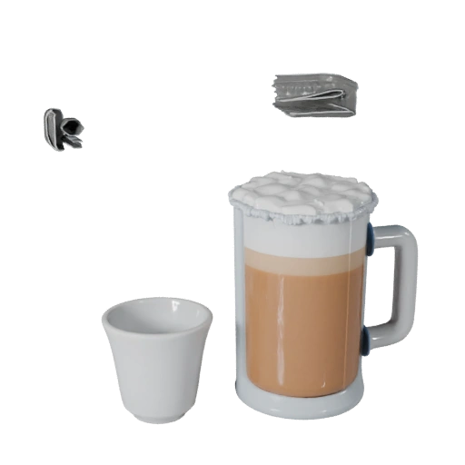 Printable Breakfast Tea Service STL 3D Print Asset