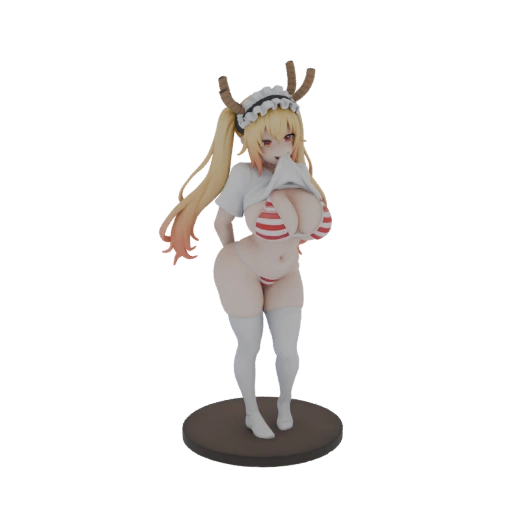 Tohru Dragon Maid Bikini 3D Model