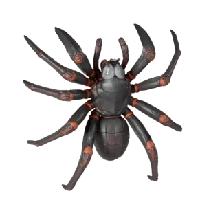 Realistic Black Widow Spider 3D Model - Rigged PBR Asset for Games