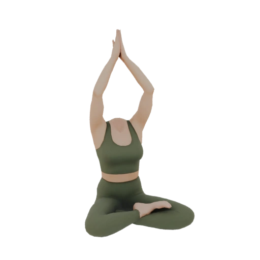 Yoga Pose 3D Model