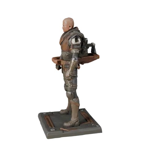 Aperçu du modèle 3D de kit modulaire de Scène Miniature Forestière montrant des pièces superposées, vue de dessus en kitbash