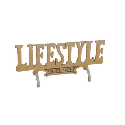 Lifestyle Los Angeles Sign