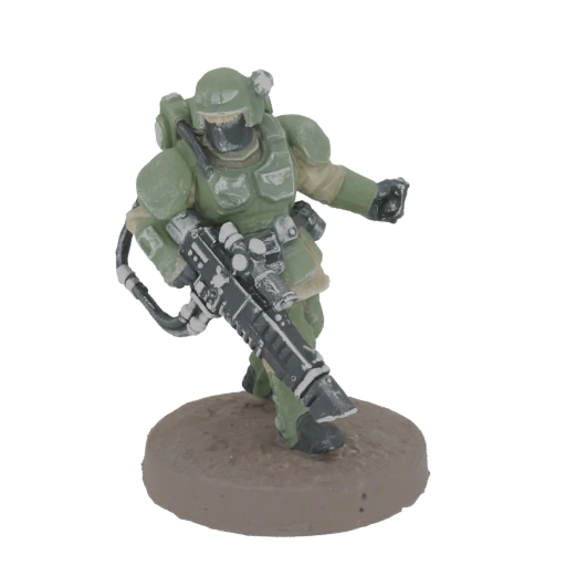 Imperial Guardsman with Heavy Weapon