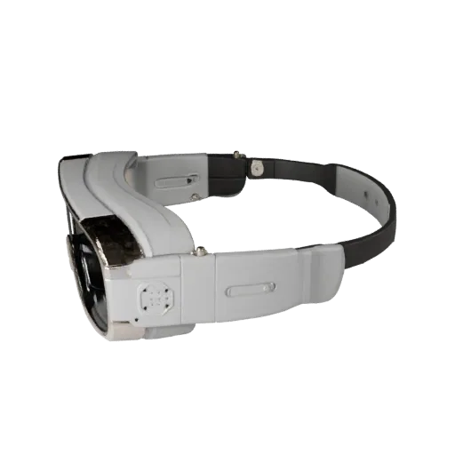 Luxury Smart Glasses Modular 3D model, isometric modular kit view, showing silicone, wearable fit.