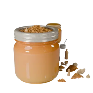 Realistic Jar Of Honey 3D Model for Cinema Studios