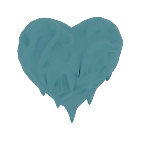 Frozen Heart Sculpture