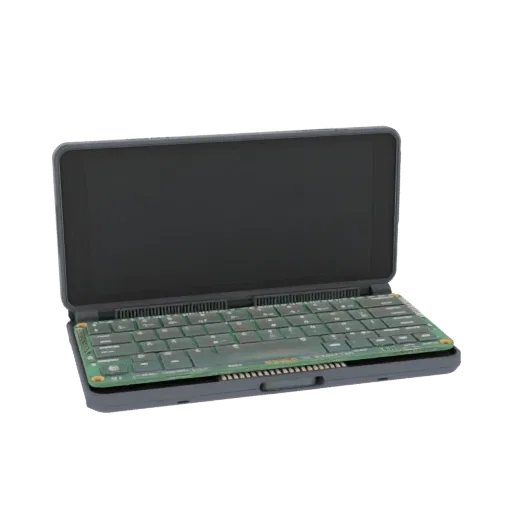 موديل ثلاثي الأبعاد لهيكل سايبرديك قابل للطي Raspberry Pi 5 مع لوحة مفاتيح وشاشة