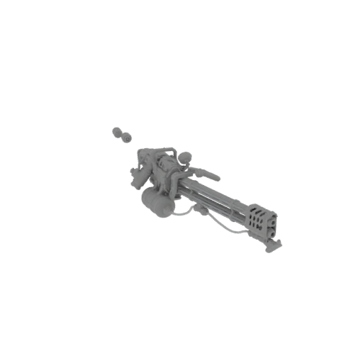 Heavy Gatling Gun Miniature