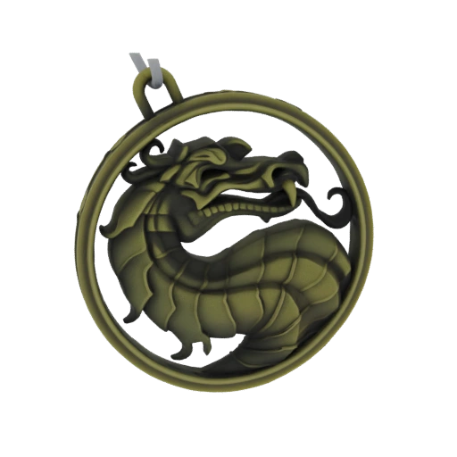 Mortal Kombat Dragon Medallion 3D Model