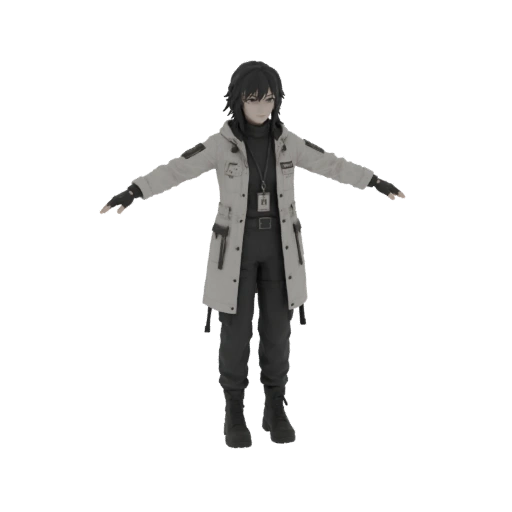 Sci-Fi Operator 3D Model
