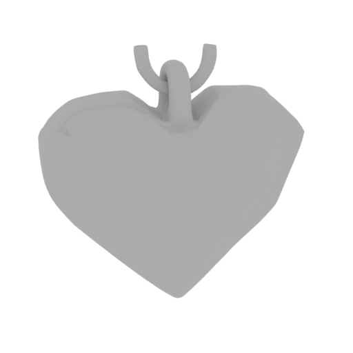 Classic Heart Pendant 3D Model