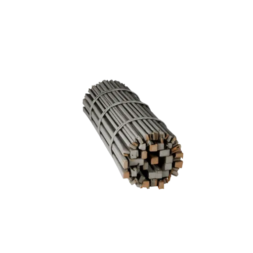 Roadwork Rebar Bundle Realistic 3D model, three-quarter studio render, showing concrete, site-ready silhouettes.