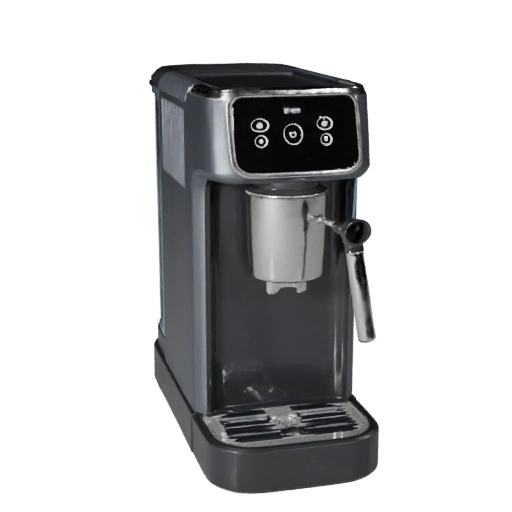 Compact Coffee Machine GLB 3D Asset for Web and AR