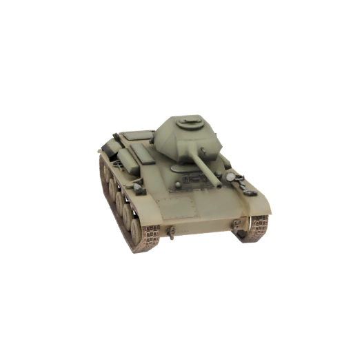 Soviet T-34 Tank 3D Model