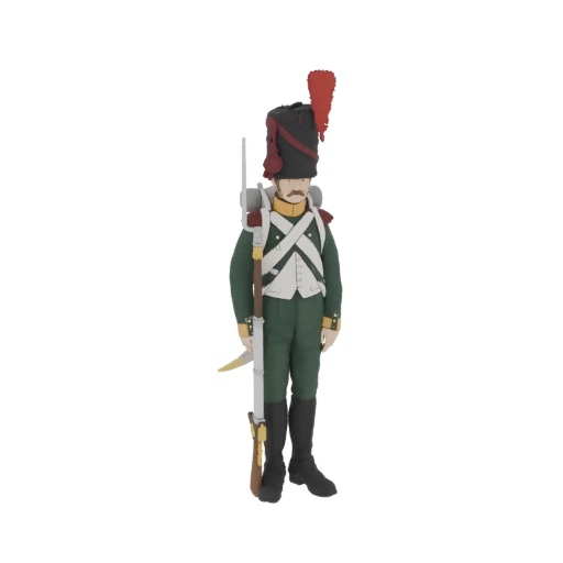 Napoleonic Era Soldier Miniature