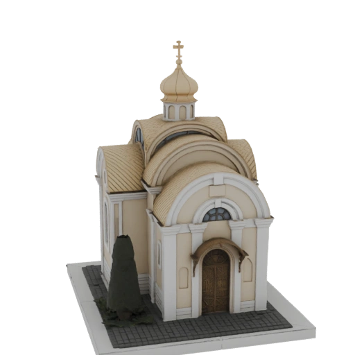 Orthodox Chapel 3D Model