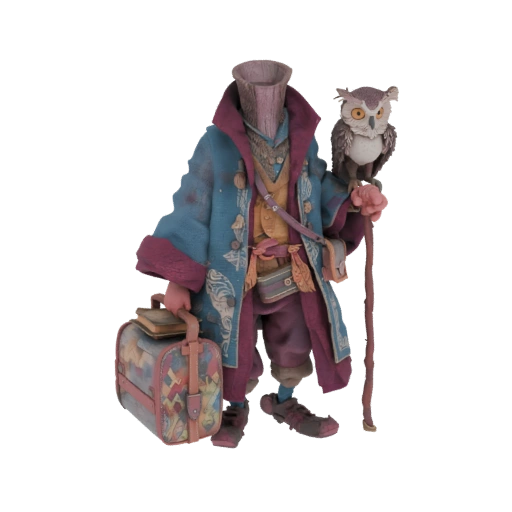 Headless Alchemist with Owl Companion