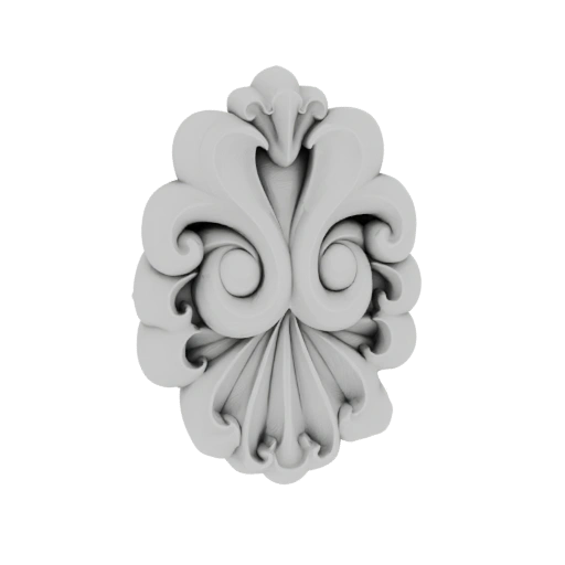 Ornate Acanthus Scrollwork Ornament
