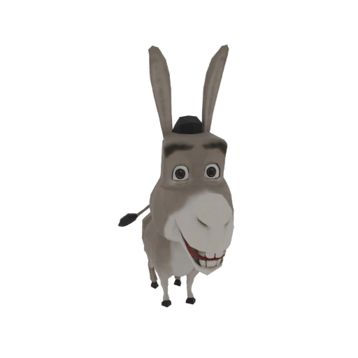 Esel aus Shrek 3D-Modell