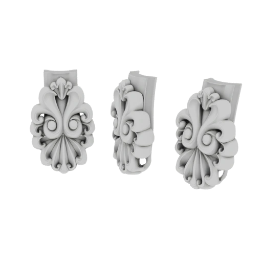Ornate Architectural Acanthus Scroll