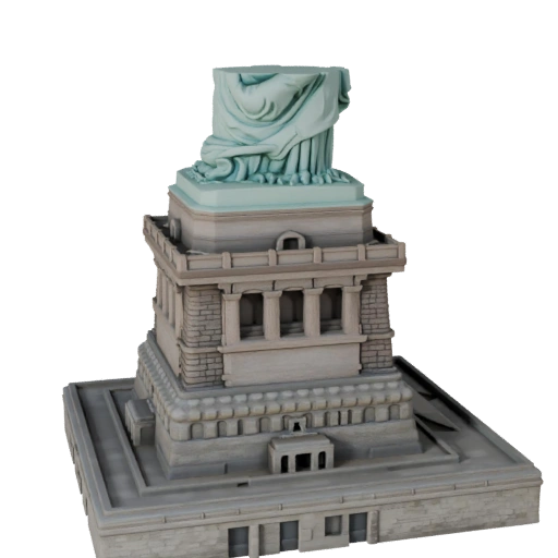 Modelo 3D Estatua de la Libertad para Unity - Activo de Juego en Tiempo Real