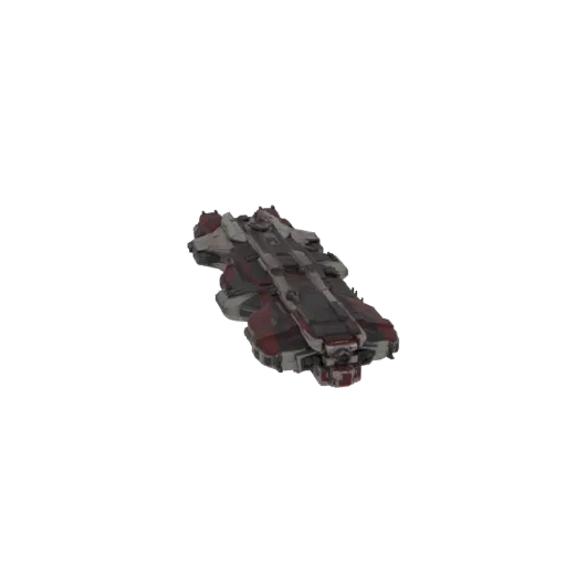 Heavy Interstellar Cruiser 3D Model