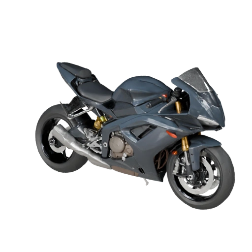 Moto sportiva sportiva 3D Model per Blender - PBR Realistico