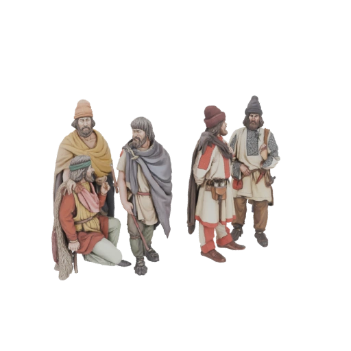 Ancient Slavic Warriors Diorama