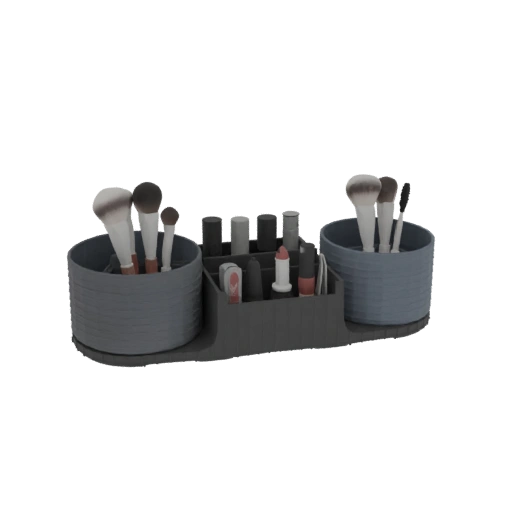 Makeup Organizer with Brush Holders