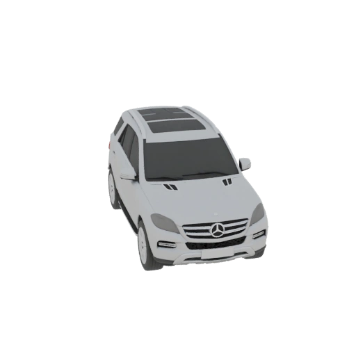 Mercedes-Benz ML 350 2006 3D Model