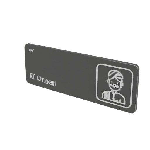 Employee Name Tag with Avatar