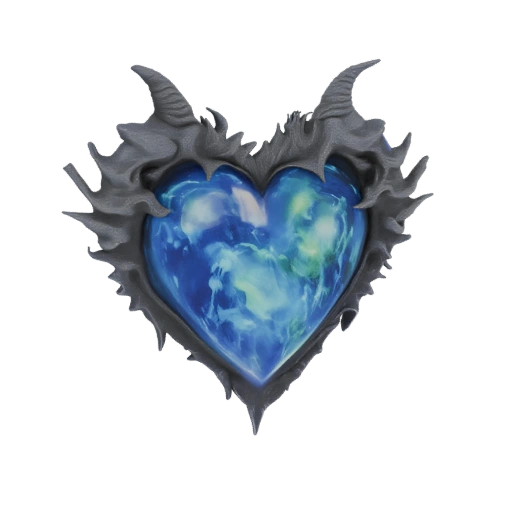 Dragon Heart Globe 3D Model