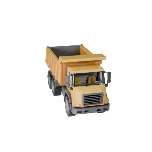Modello STL Stampabile di Camion Ribaltabile - Esposizione da Collezione