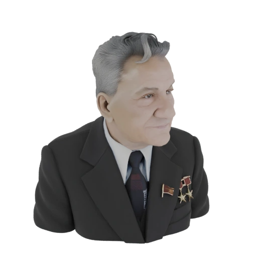 Soviet Military Leader Bust