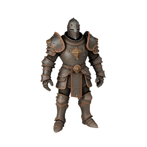 Modello Personaggio Medievale Comandante Boss Cavaliere - Modellato