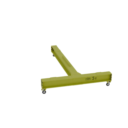 Yellow Engine Hoist