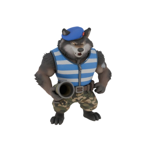 Wolf Paratrooper with Bazooka